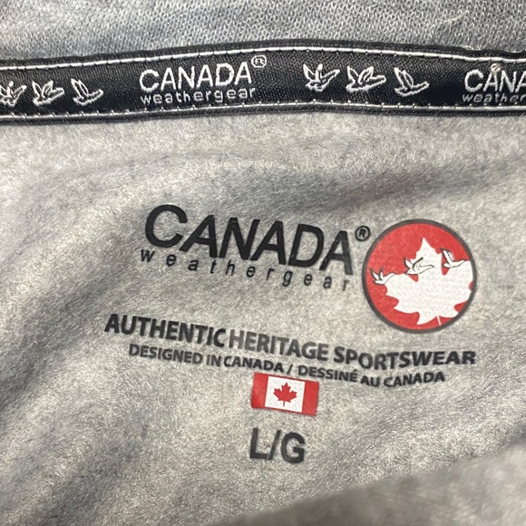 Canada Weather Gear Gray Men's Hoodie - Picture 5 of 5